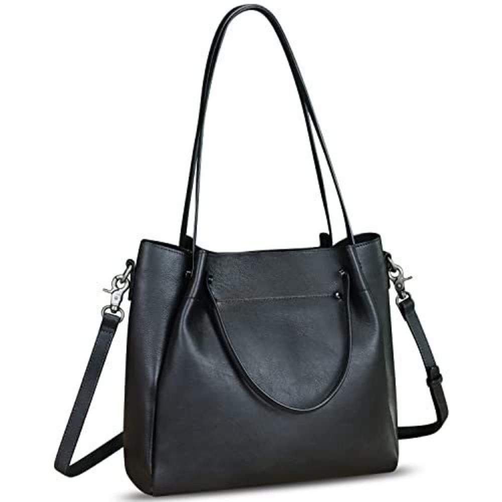 London Angel Lane Vegan Crocodile Women'S Medium Textured Ziptop Satchel